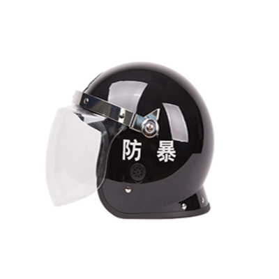 戴面罩防暴盔